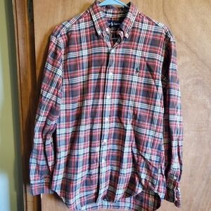 Ralph Lauren Classic Fit sz small.  Plaid. Button up.  Long sleeve
